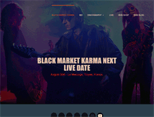 Tablet Screenshot of blackmarketkarma.com